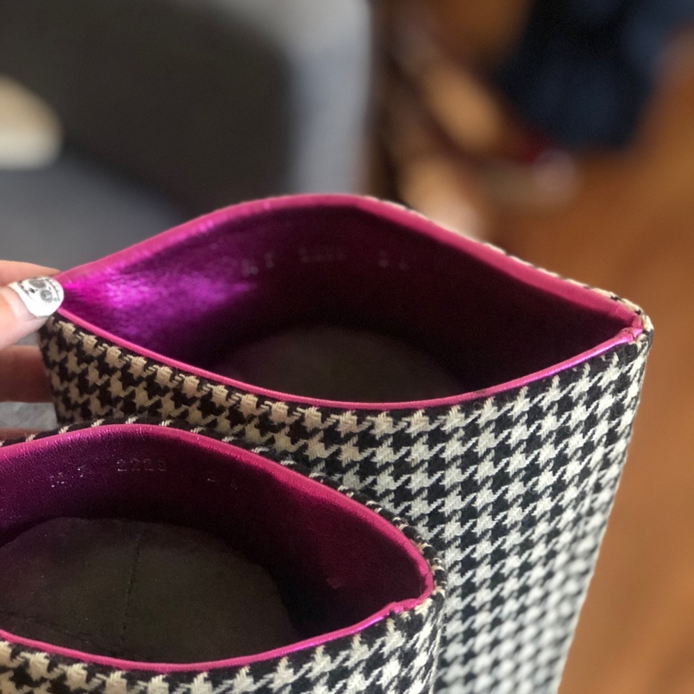 Emanuel Ungaro houndstooth boots - Picture 5 of 8